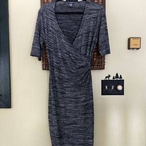 Wrap design dress by Chelsea and Theodore dresses